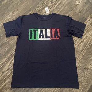 ITALIA T-Shirt Unisex Kids Tee Shirt Boys Girls The Children’s Place Blue XL 14